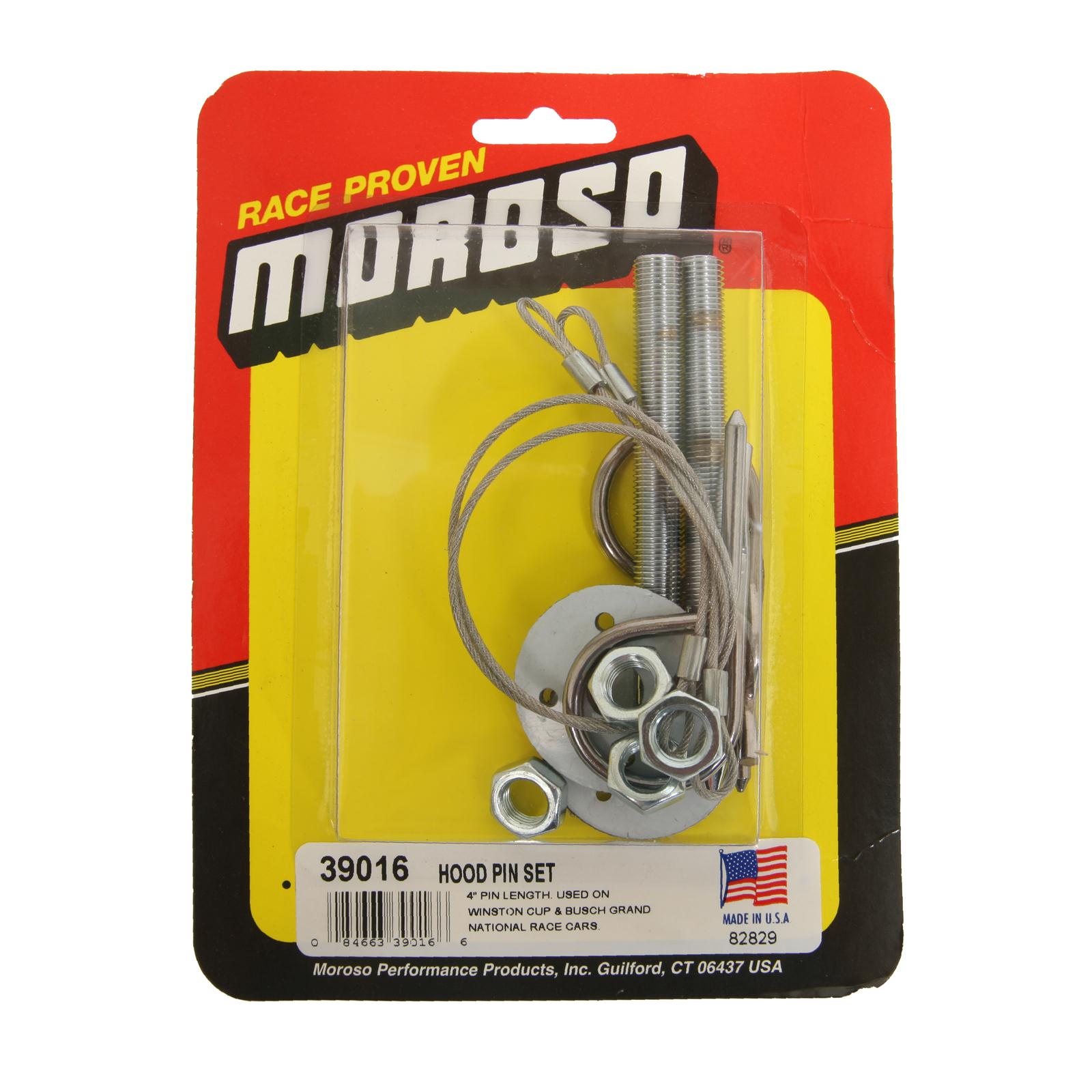Moroso Hood Pin Kit Oval Track 4 Moroso Hood Pin Kit Oval Track 4