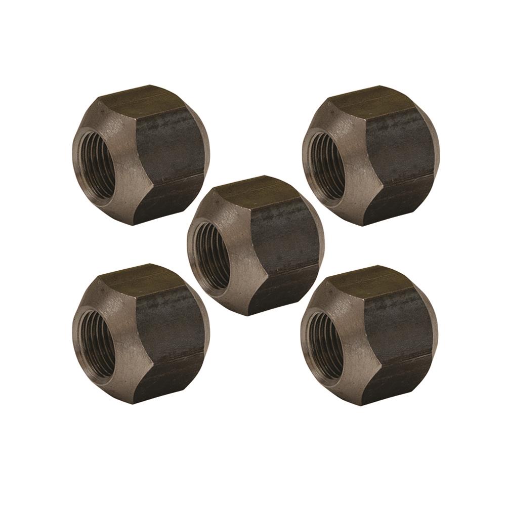 Moroso Double Ended Lug Nuts - 5/8in-18 x 1in Hex (Use w/Part No 62010) - 5 Pack
