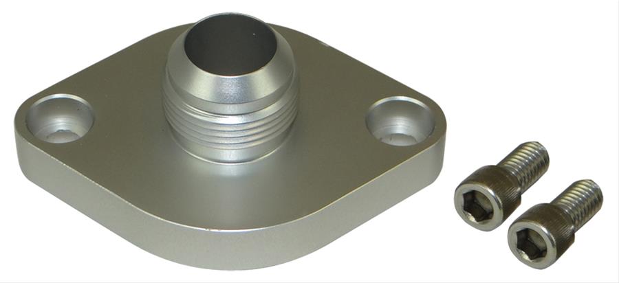 Moroso Chevrolet Big Block/Small Block Water Outlet Filler Neck -16An w/O-Ring - Aluminum