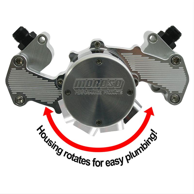Moroso GM LS Series Electric Water Pump - Billet Aluminum thumbnail 2
