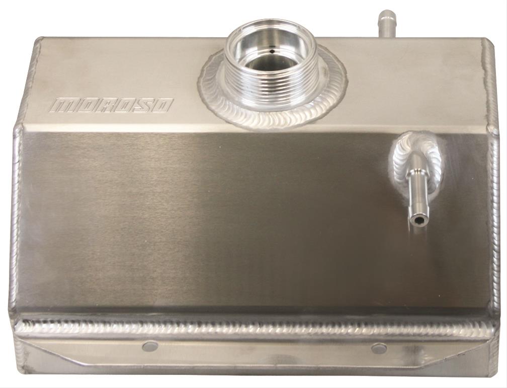 Moroso 15-18 Ford Mustang Coolant Expansion Tank - Direct Bolt-In Replacement