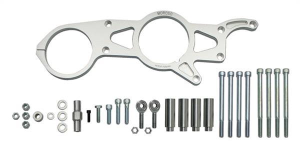 Moroso Chevrolet Small Block Alternator & Vacuum Pump Mount - Meziere Water Pump - 93mm Alternator