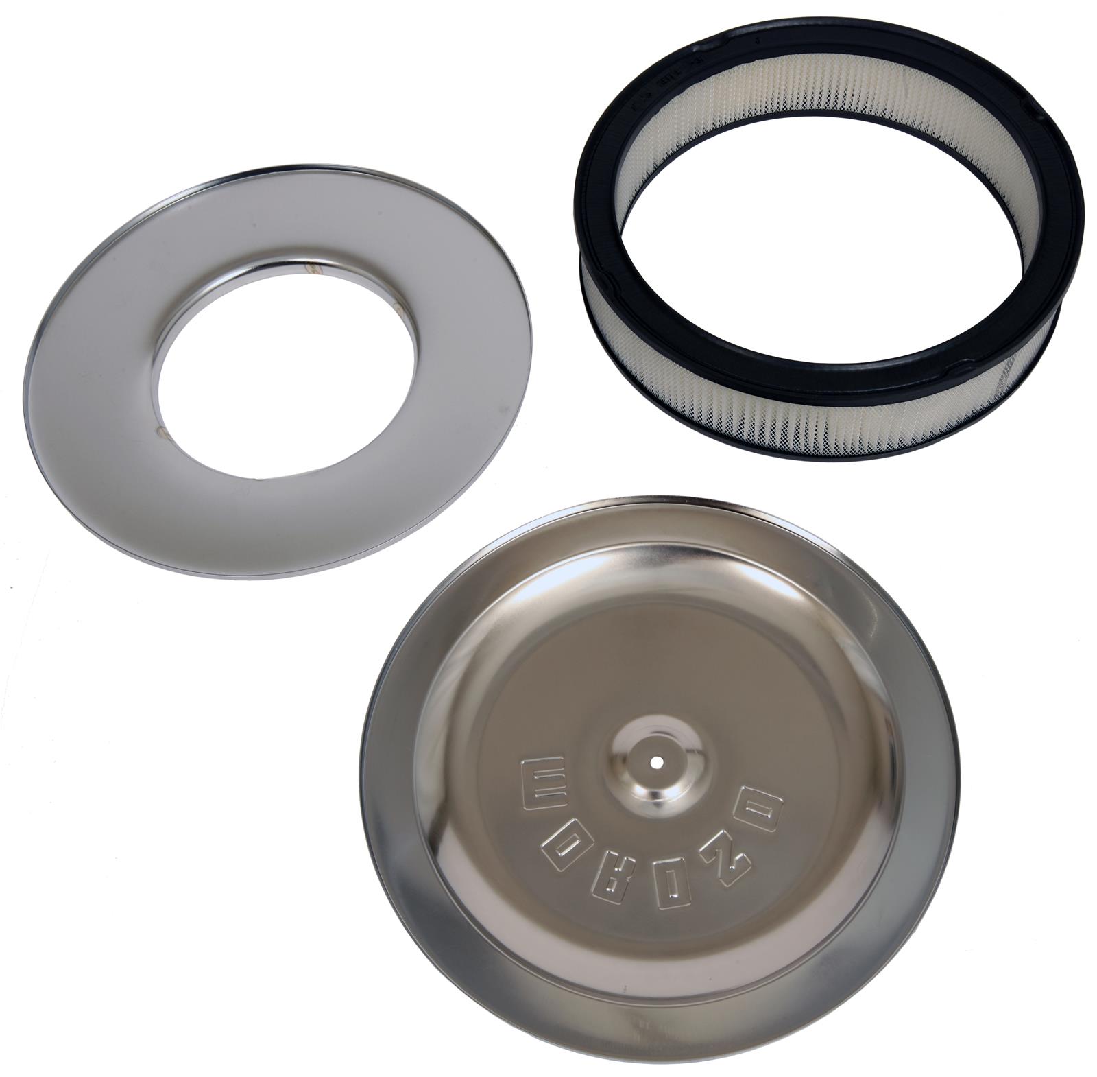 Moroso 65945 Moroso Flat Bottom Racing Air Cleaners | Summit Racing