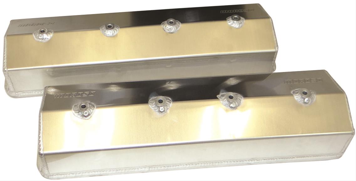 Moroso Chevrolet Small Block (w/Centerbolt Style Heads) Valve Cover - Aluminum - Pair