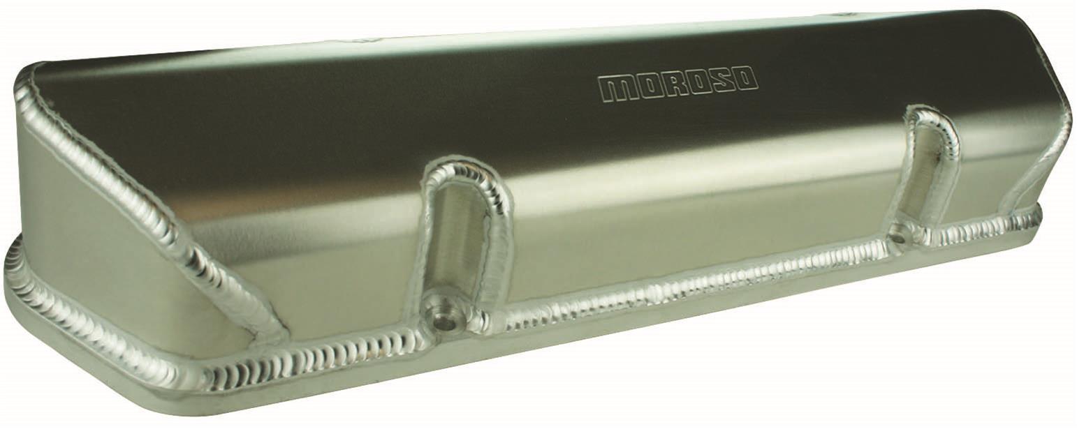 Moroso Ford Kent 1600 Crossflow Fabricated Aluminum Valve Cover with Billet Rail
