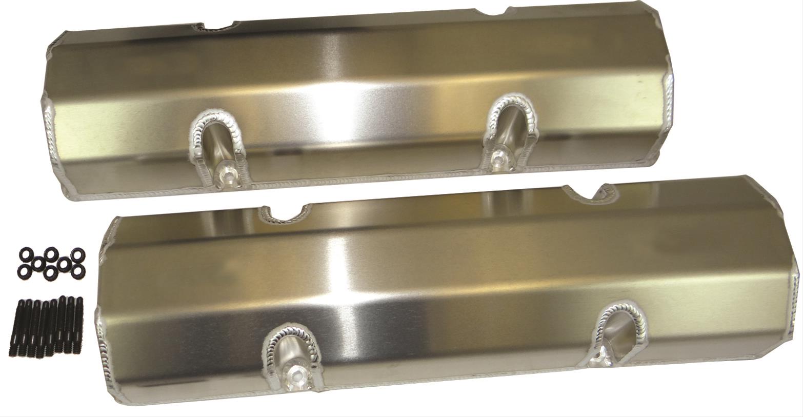 Moroso Chevrolet Small Block (Including 18 Degree Heads) Valve Cover - No Logo - Aluminum - Pair thumbnail 3