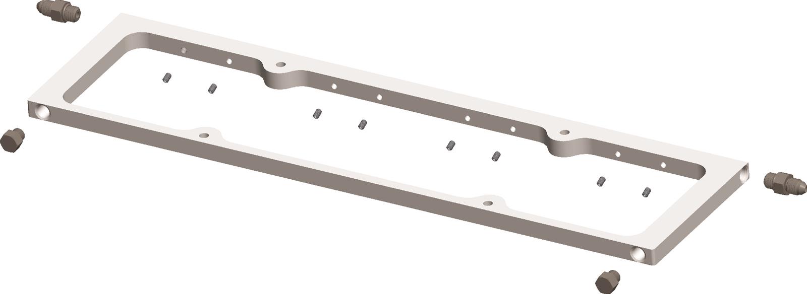 Moroso Chevrolet Small Block Spring Oiler Rails - Billet Aluminum - Pair