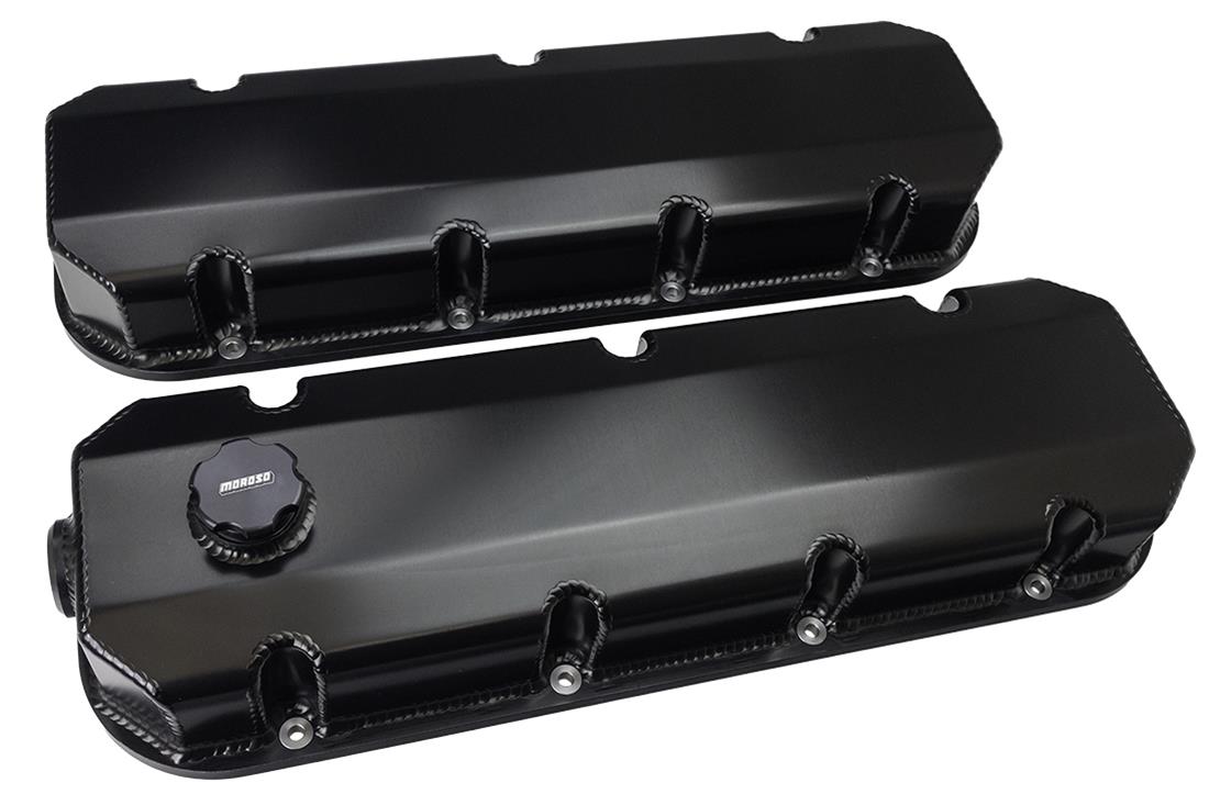 Moroso 68367 Moroso Fabricated Aluminum Valve Covers | Summit Racing