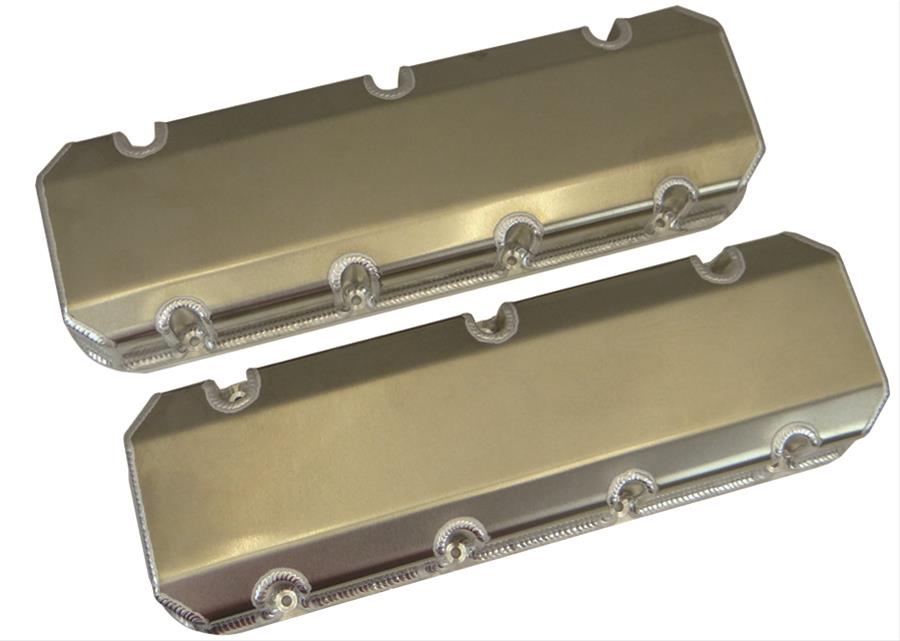 Moroso Brodix SR20/Dart Pro1 Valve Cover - 3in - No Logo - Exhaust & Intake Pockets - Alum - Pair
