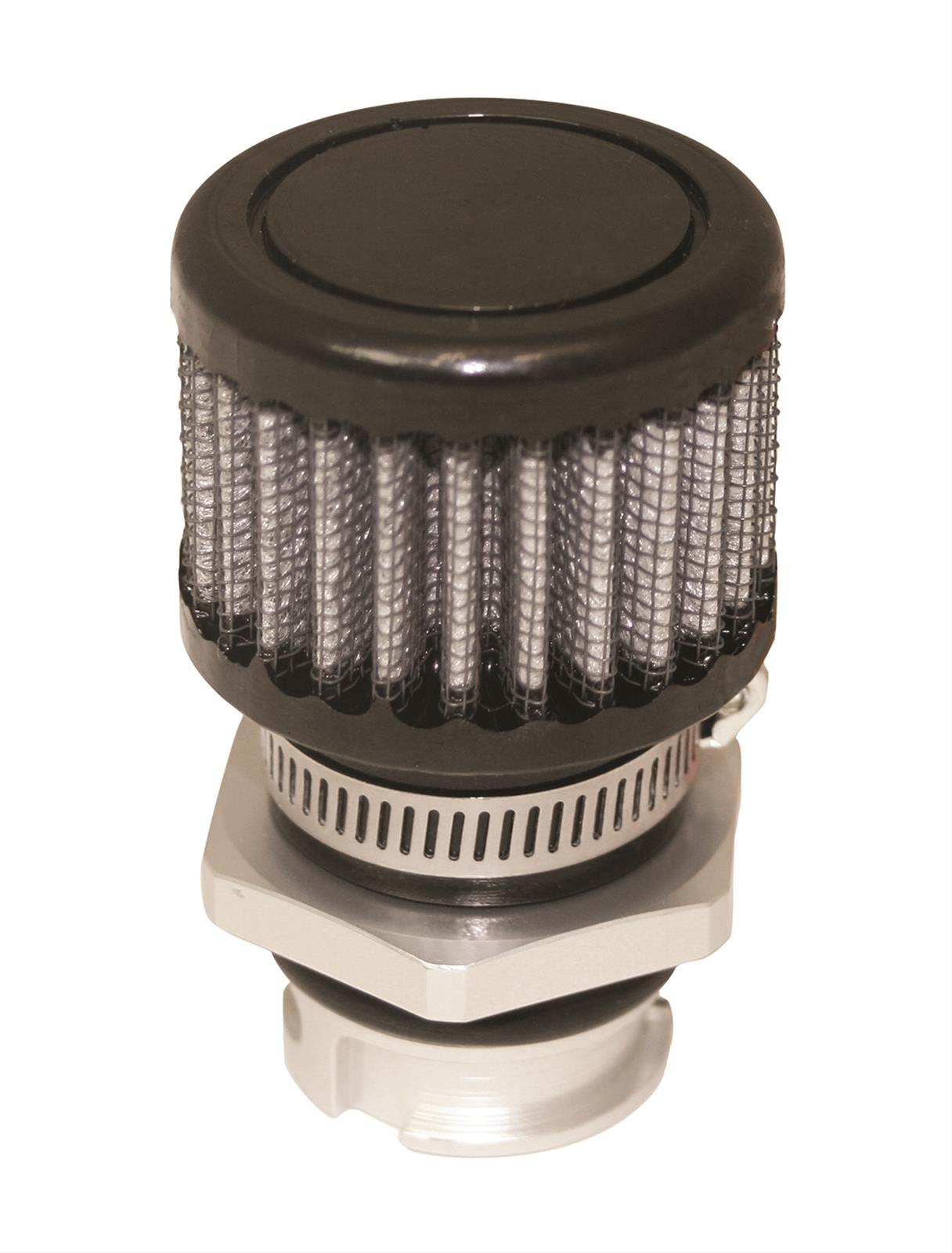 Moroso GM LS Valve Cover Breather Kit - OEM - Double Tab Oil Fill Hole - Black Finish thumbnail 2