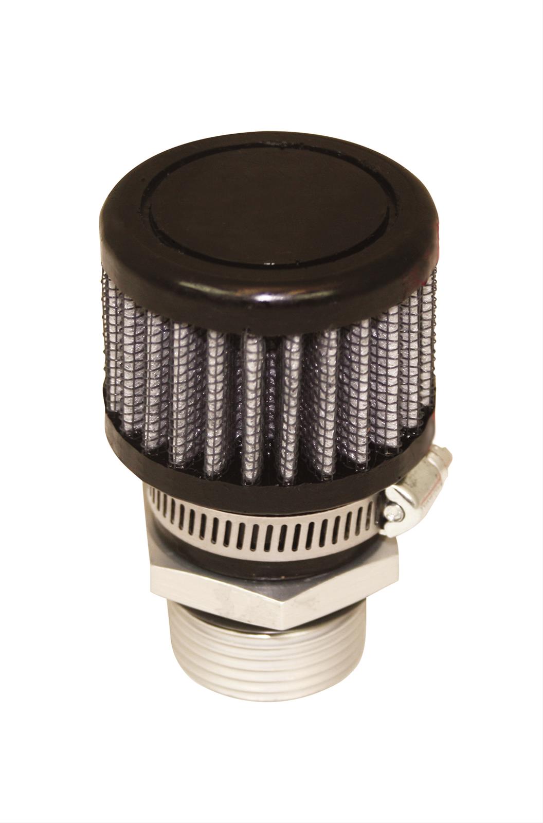 Moroso GM LS Valve Cover Breather Kit - Moroso - Black Finish