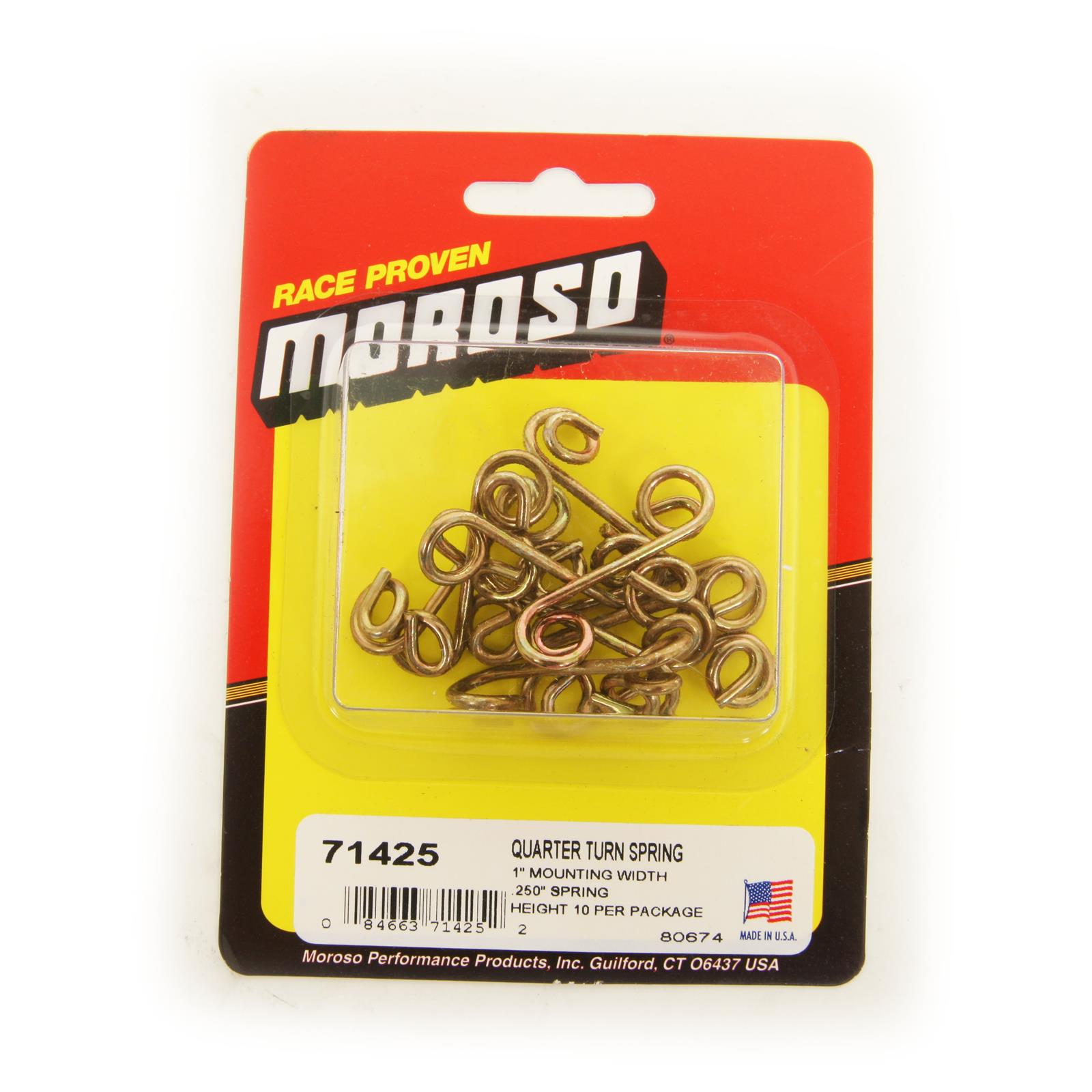Moroso Quick Fastener Spring - 1in x .25in
