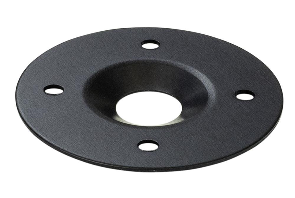 Moroso Large 1-3/4in Diameter Quick Fastener Reinforcing Plates - Black (10 Pack)
