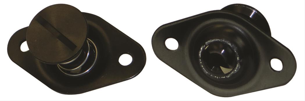 Moroso Quick Fastener - Self Ejecting - 5/16in x .650in - Aluminum - Black - 10 Pack thumbnail 2