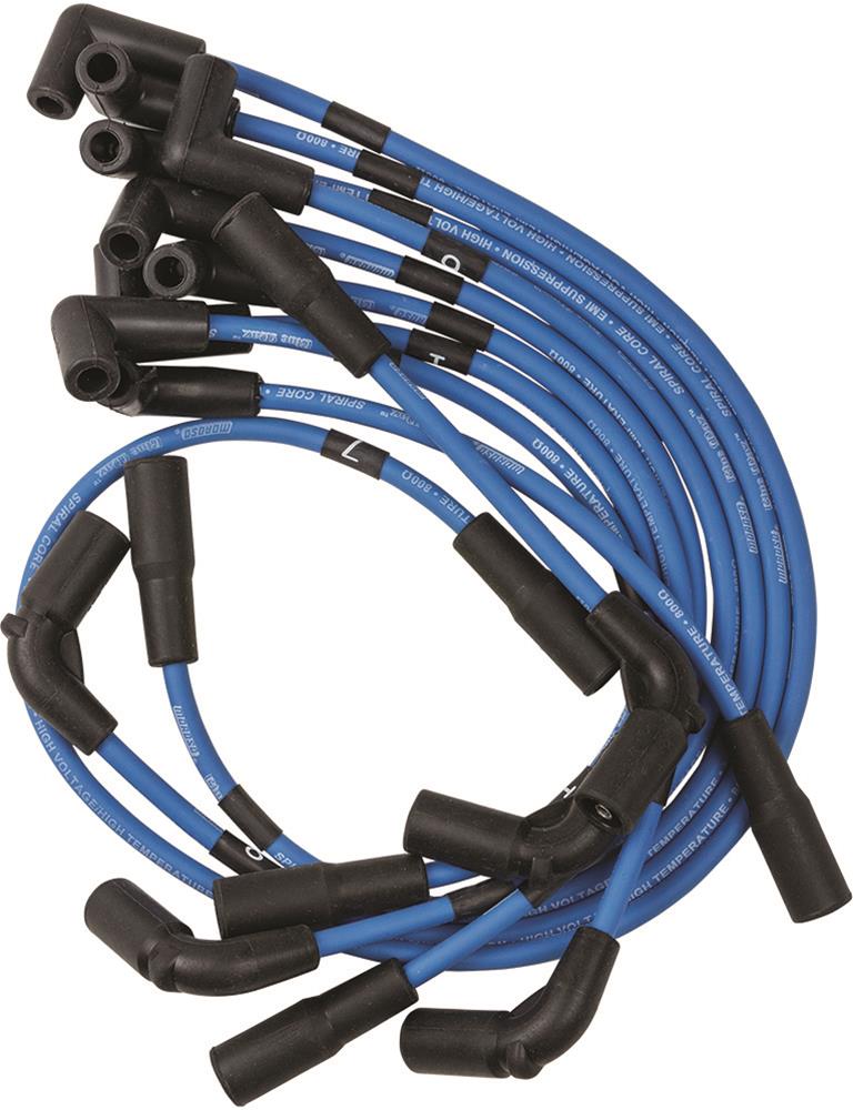 Moroso 8mm Blue Max Wire Core Silicone High Voltage Spark Plug wire [Sold  By The Foot]