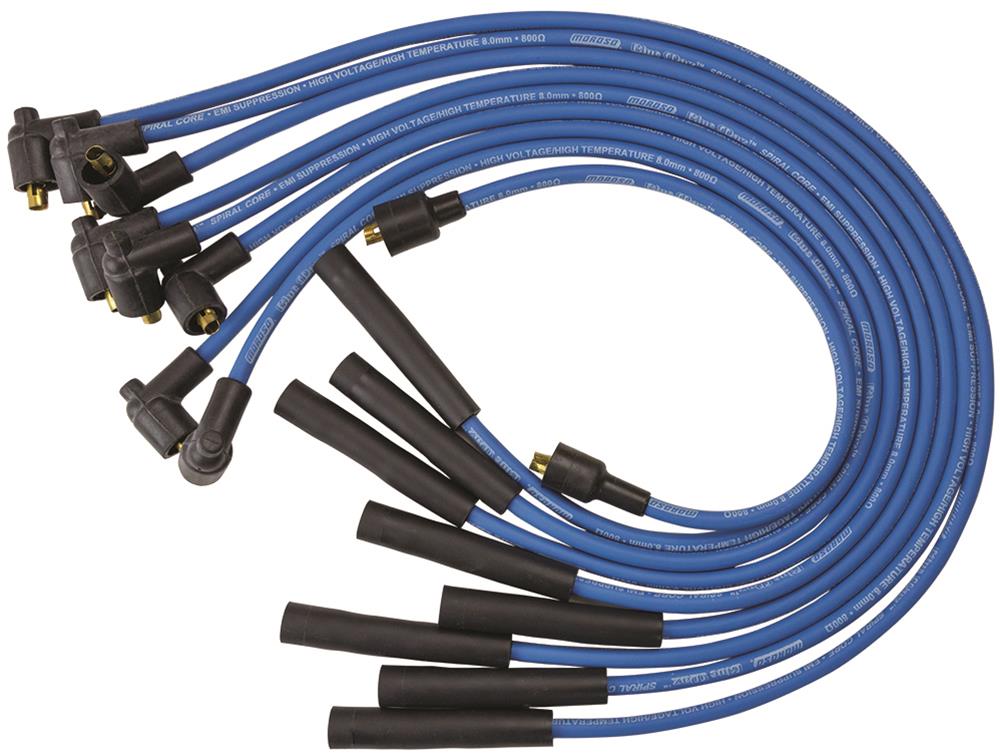 Moroso Wire Set,Univ,Blu,Strt Boot 73226
