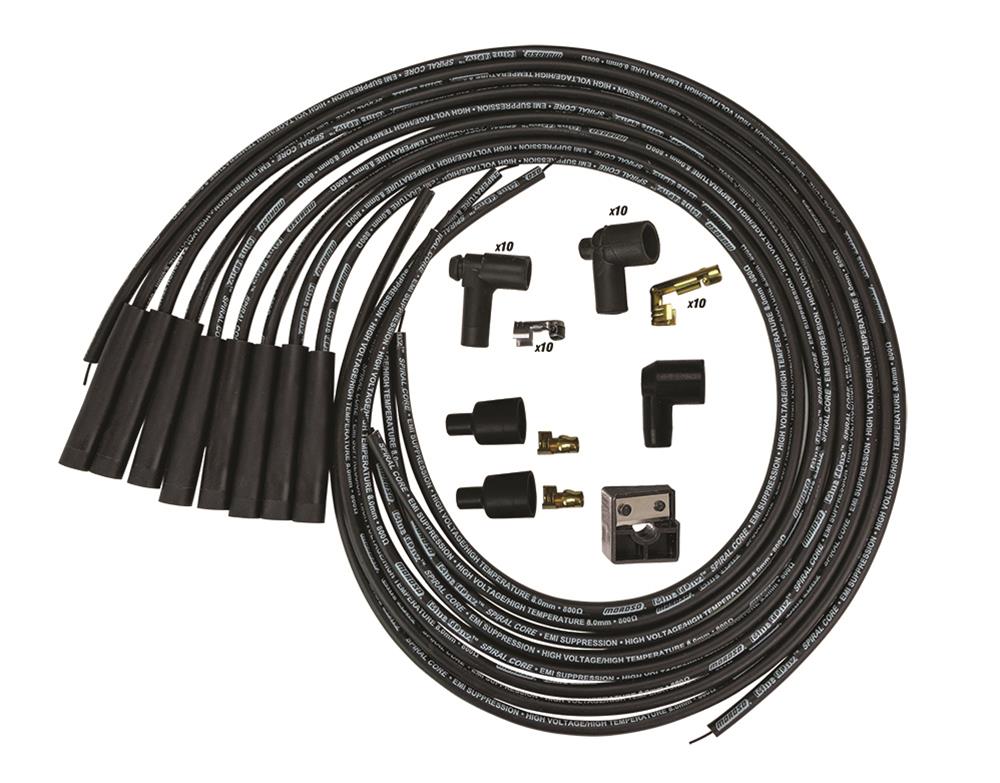 Moroso 73232 Moroso Blue Max Spiral Core Spark Plug Wire Sets