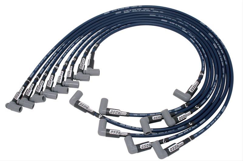 Moroso 03-05 Dodge 5.7L Hemi Ignition Wire Set - Ultra 40 - Unsleeved - Blue
