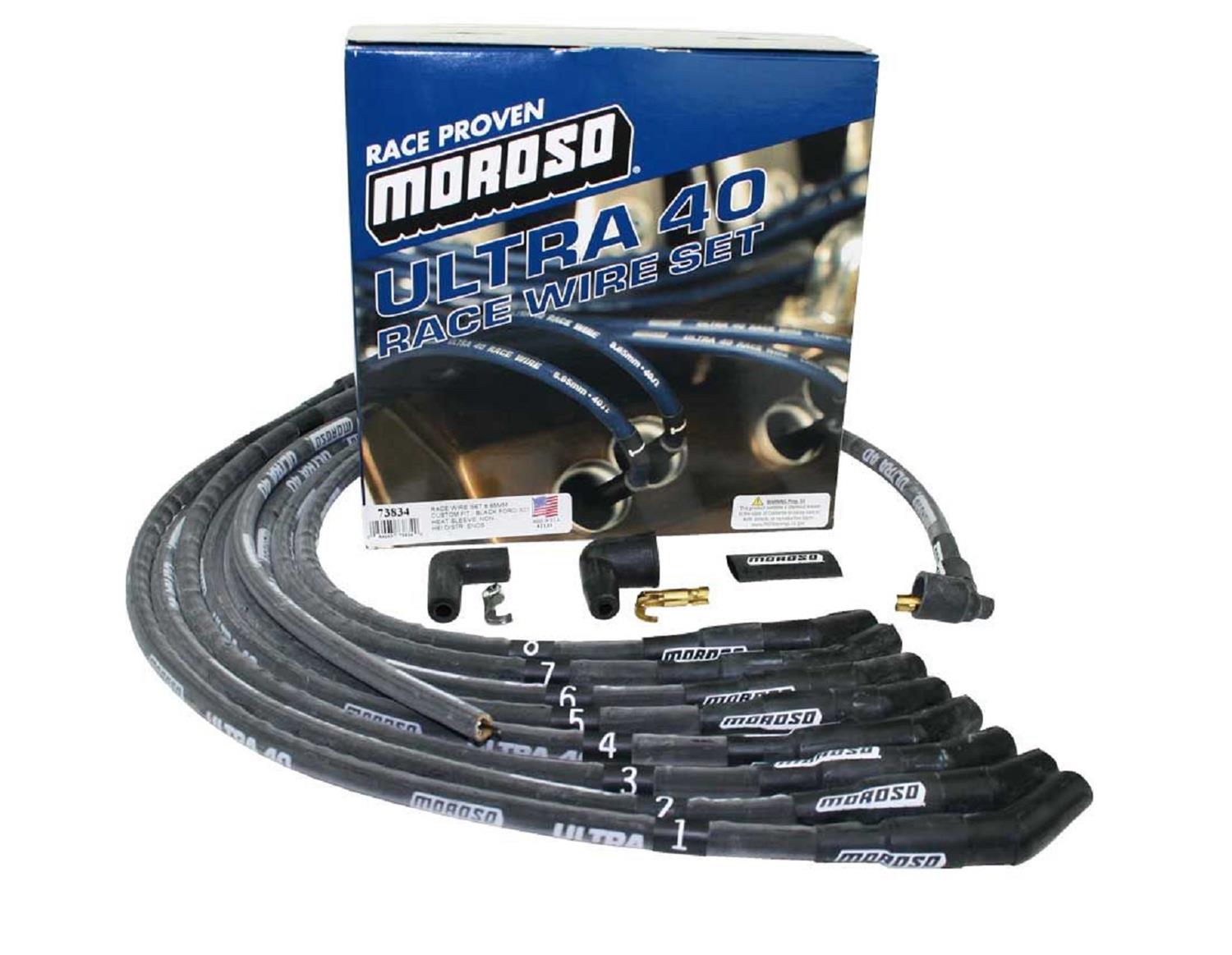 TUNE セット No.40〜No.49 Moroso 73834 Moroso Ultra 40 Race Ignition Wire Sets | Summit Racing