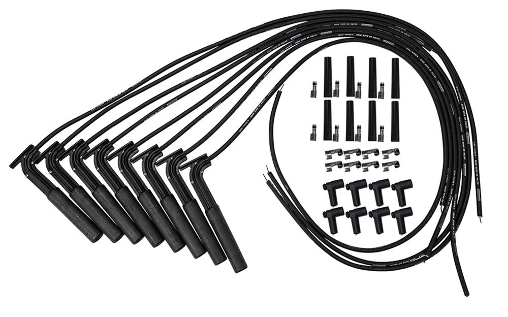 Moroso Universal HEMI Remote Coils Black Ultra 40 Wire Set