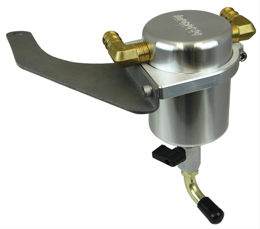 Moroso 15-19 Ford Mustang EcoBoost Air/Oil Separator Catch Can - Large Body - Billet Aluminum thumbnail 2