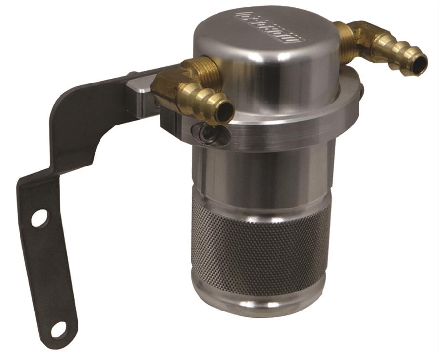 Moroso 14-19 Chevrolet Corvette (Non ZO6) Air/Oil Separator Catch Can - Small Body - Billet Aluminum thumbnail 3