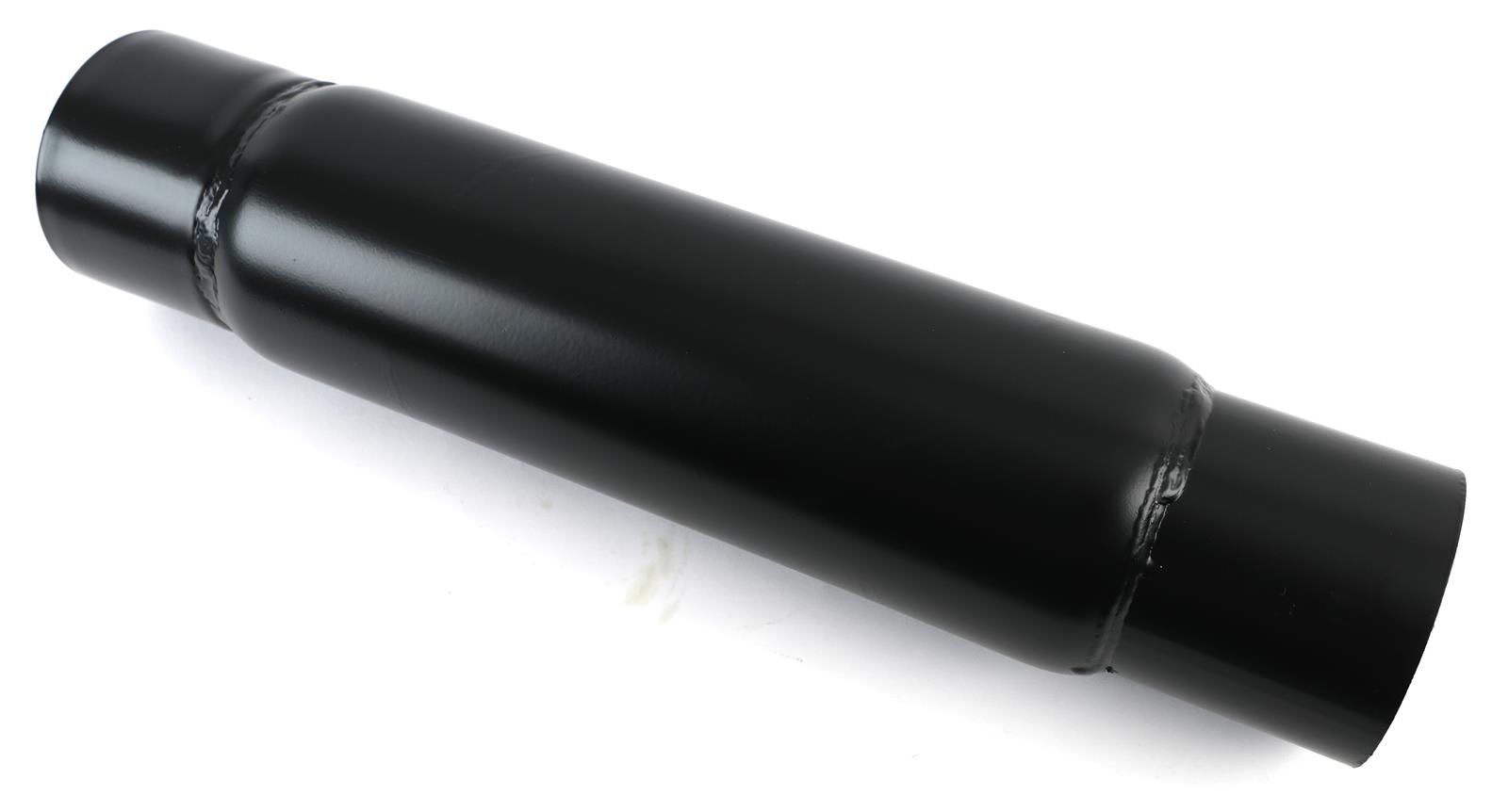 Moroso Spiral Flow Racing Muffler - 3.5in Inlet/Outlet x 4in Diameter x 12in Long - Steel thumbnail 2