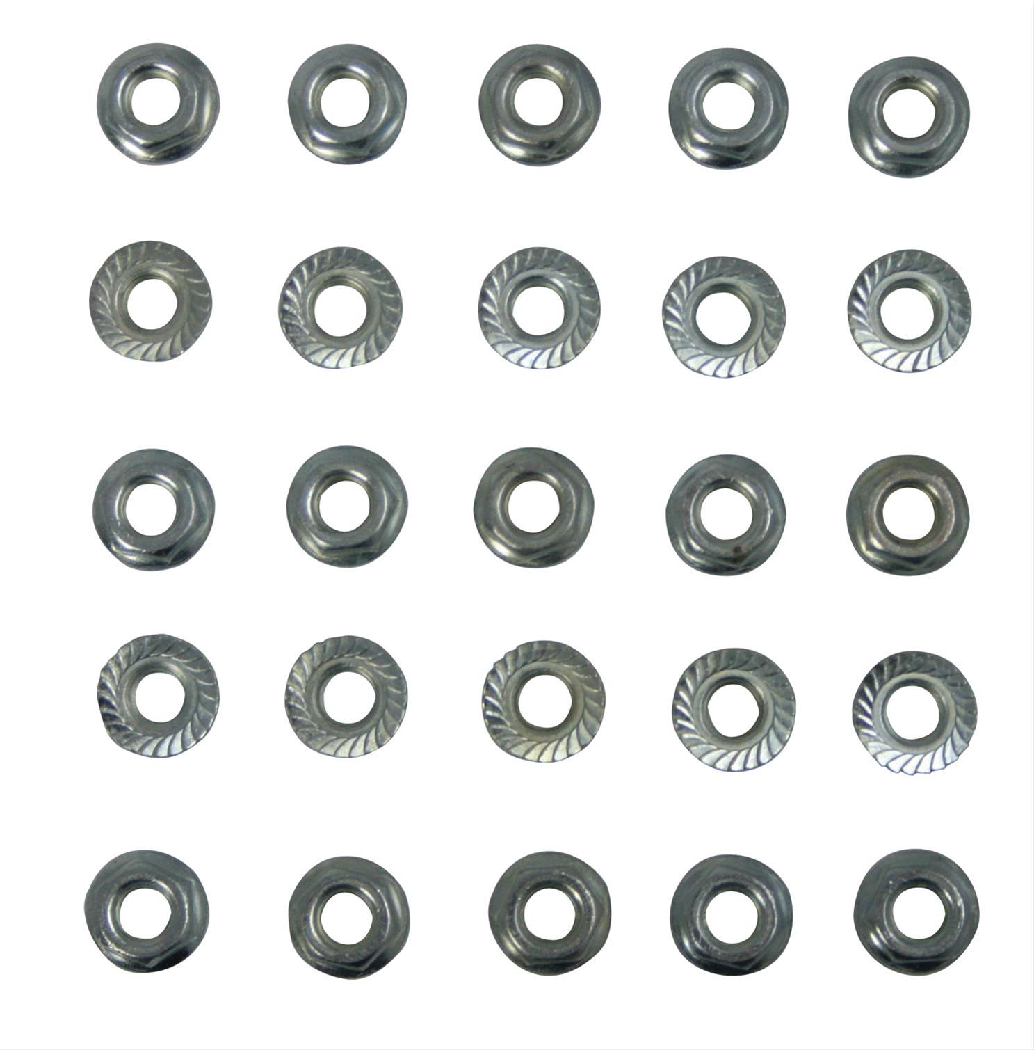 Moroso Oil Pan Nuts - 5/16in x 24in - 25 Pack