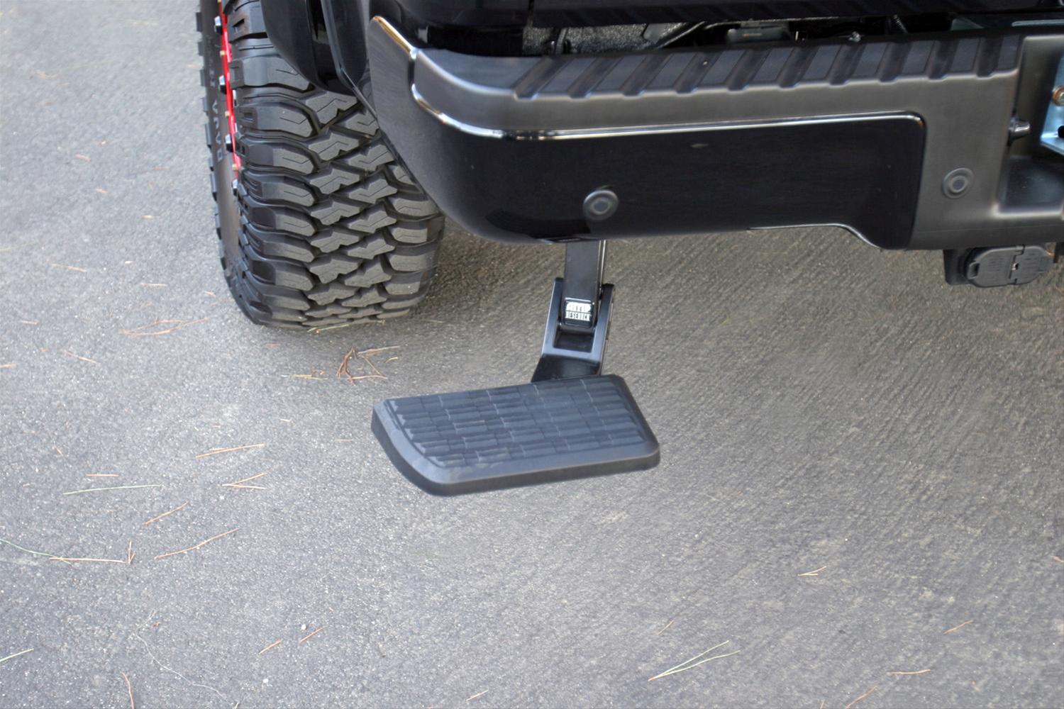 AMP Research Bumper Mounted Bed Step for Ford F-150-75302-01A
