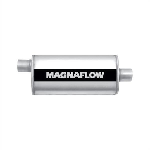 Magnaflow 5x8 24/" Oval Straight Through Muffler 2.5/" In//Out Center//Offset 12286