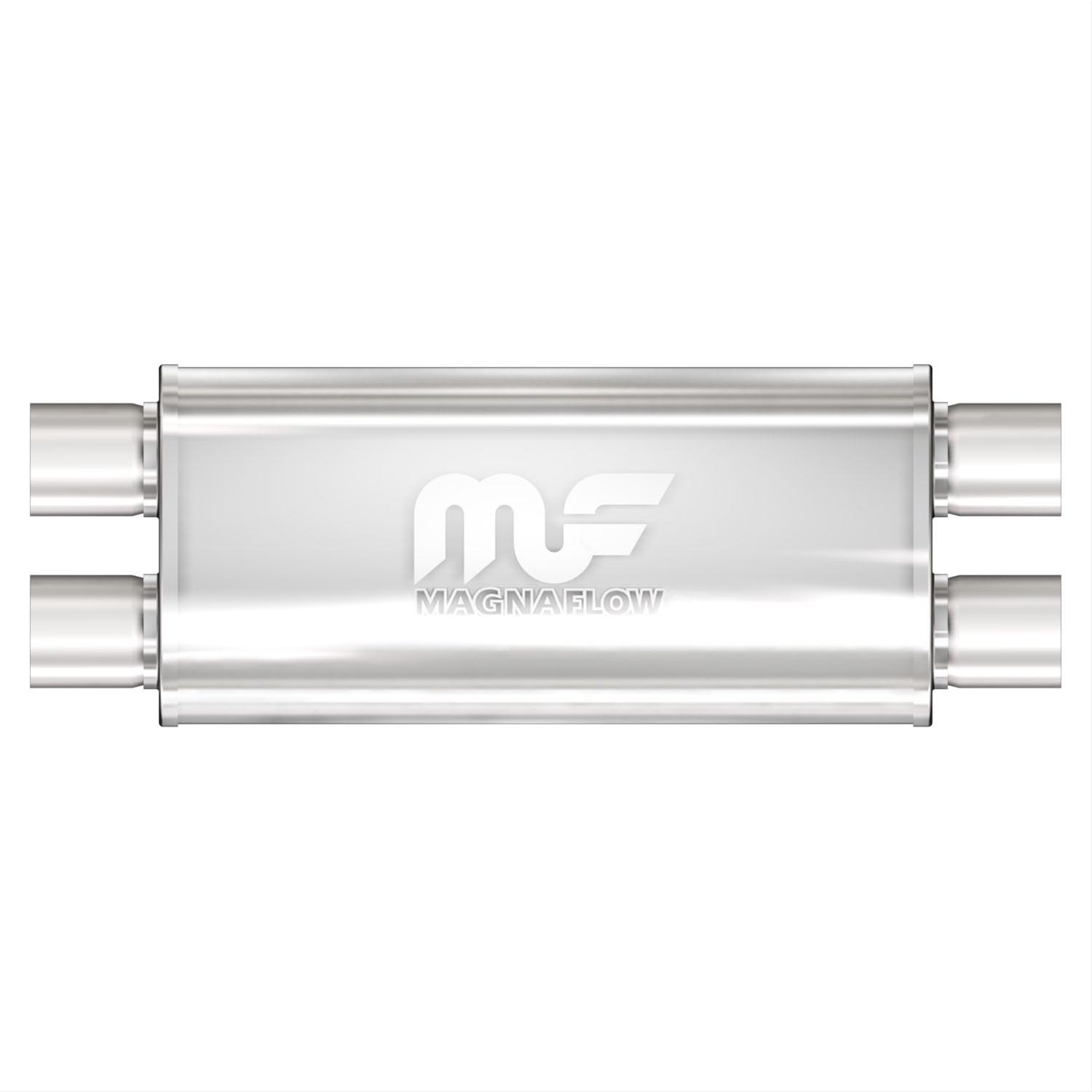 magnaflow dual inlet dual outlet muffler