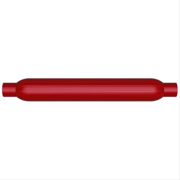 MagnaFlow Muffler Red Pack Series Glasspack 3.5in Rd 26in Body Length 2.25in/2.25in Inlet/Outlet thumbnail 2
