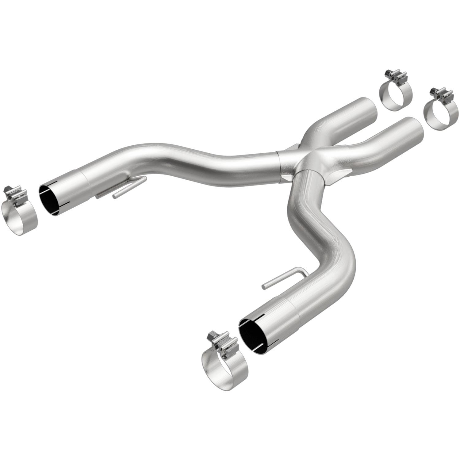 MagnaFlow Tru-X Stainless Steel Crossover Pipes 15485 Pipe, X-Pipe, Steel, Natural, 2.5 in. Diameter, Ford, 4.6L, Kit