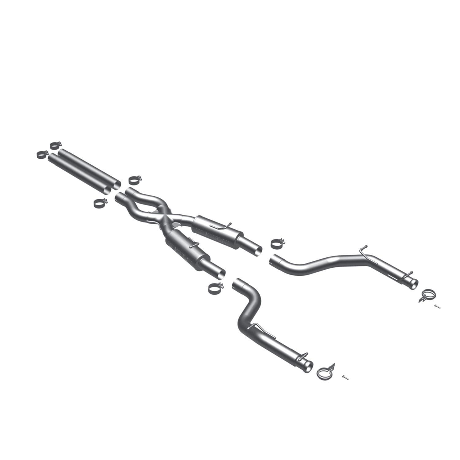 MagnaFlow Competition Series Exhaust Systems 16886 Exhast Systems, Magnapack, Cat-Back, Stainless Steel, Dodge, 6.1L, Kit