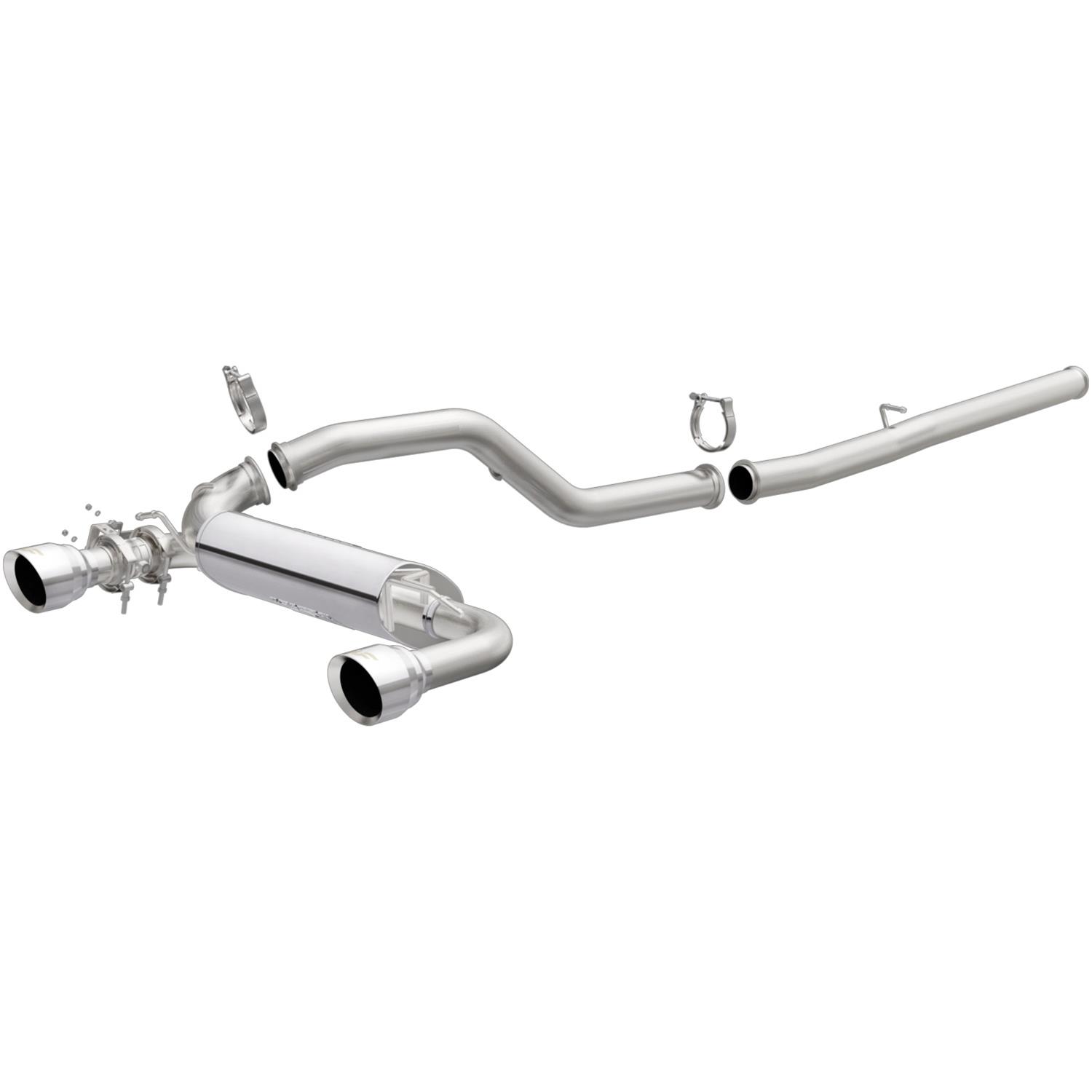 MagnaFlow Cat-Back 2016 Ford Focus RS 3in SS Dual Outlet 4.5in Polished Tips