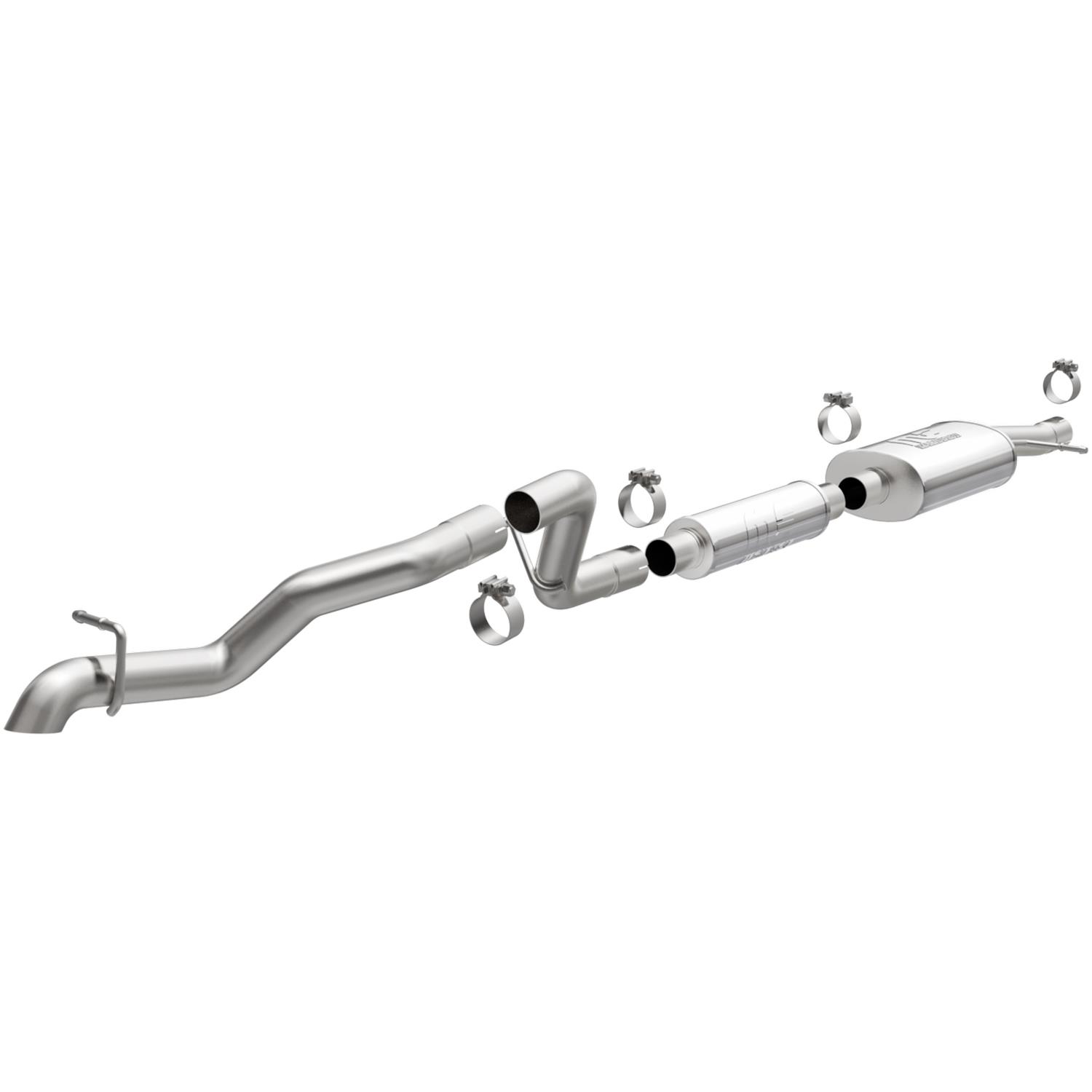MagnaFlow 12-18 Jeep Wrangler 2.5in Overland Series Cat-Back Exhaust thumbnail 2