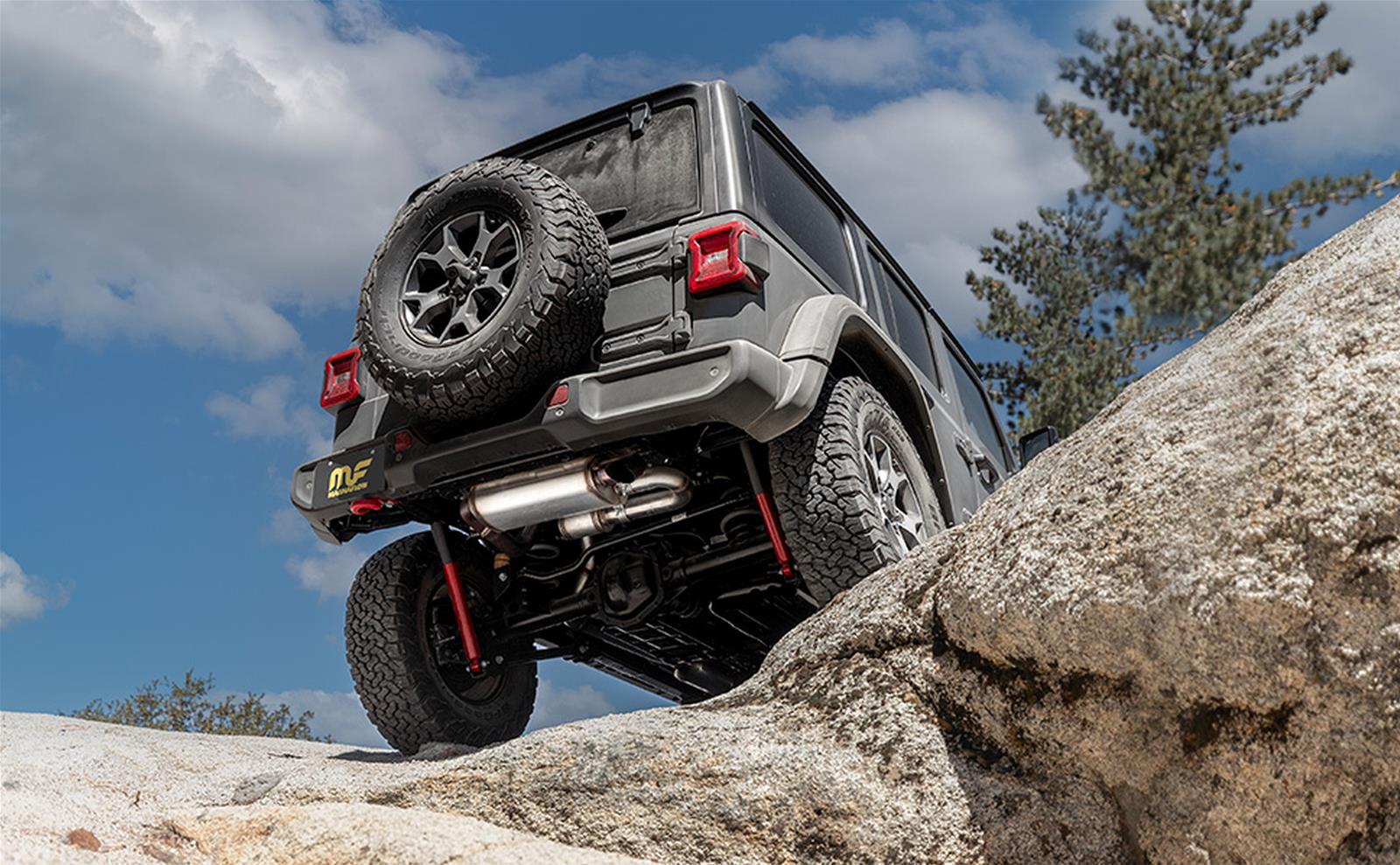 MagnaFlow 18-23 Jeep Wrangler JL 2.0L/3.6L Overland Series Axle-Back Exhaust thumbnail 3