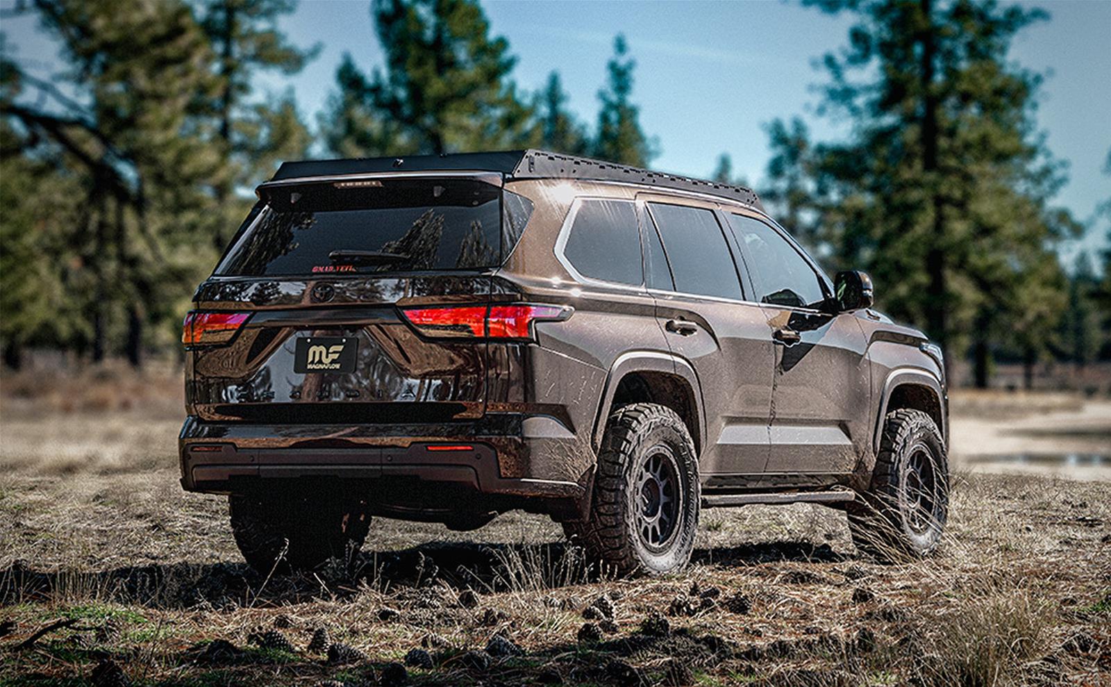 MagnaFlow 2023 Toyota Sequoia Overland Series Black Axle-Back Exhaust thumbnail 2