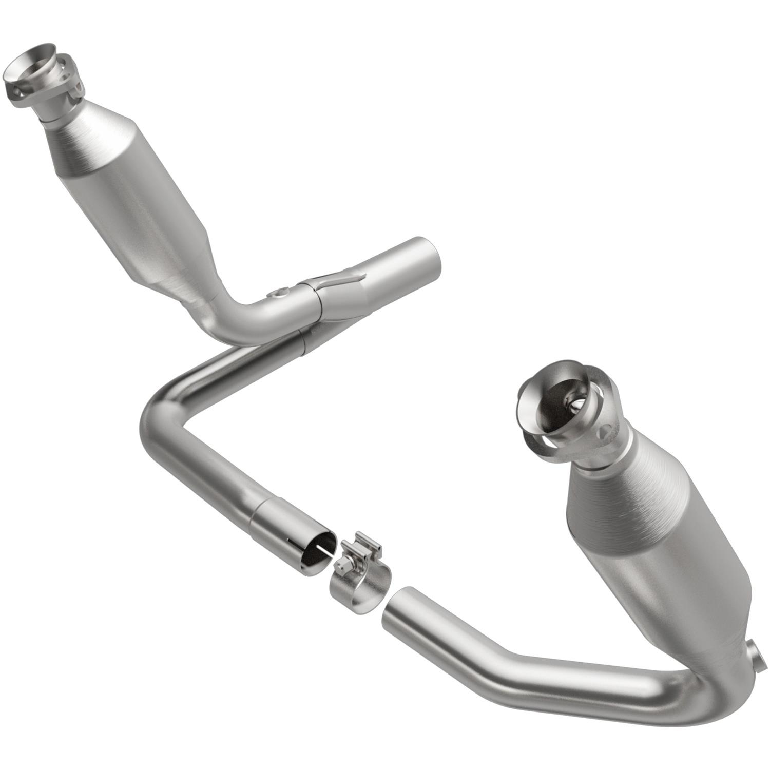 MagnaFlow Direct Fit Catalytic Converter OEM 2004 Dodge Dakota Underbody