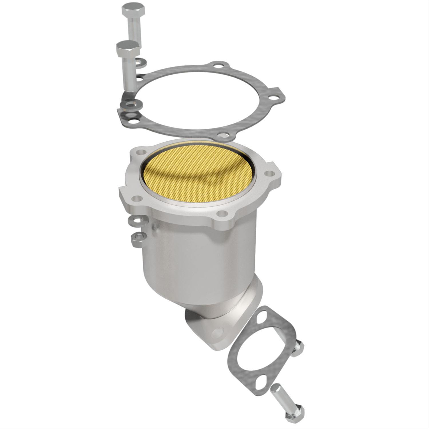 MagnaFlow Direct Fit Catalytic Converter 2003-06 Hyundai Sante FE 3.5L Front Left thumbnail 2
