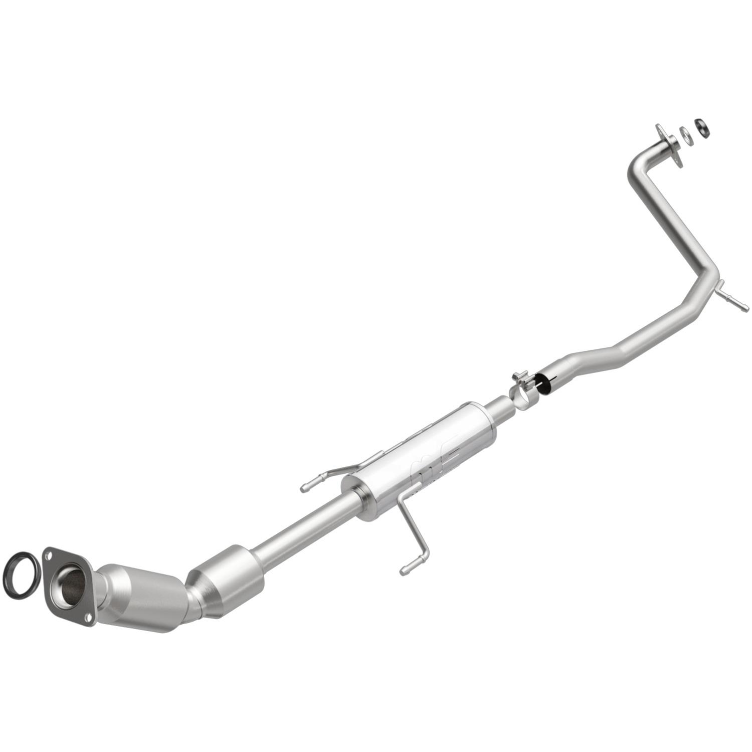MagnaFlow OEM Grade Federal/EPA Compliant Direct-Fit Catalytic Converters for 2010-2015 PRIUS - 52453 Converter, Stainless Steel Case, Toyota, Each