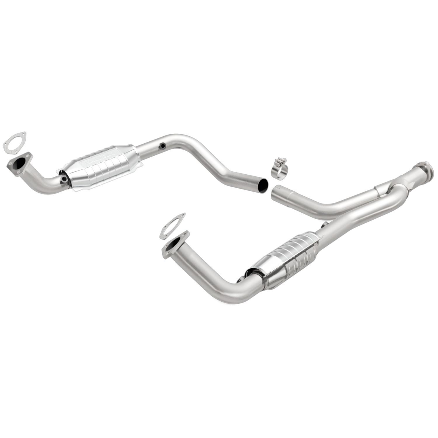 MagnaFlow DF Cat. Conv 95-99 Range Rover 4.0/4.6L GEMS Y-Pipe Assembly *NOT FOR SALE IN CALIFORNIA*