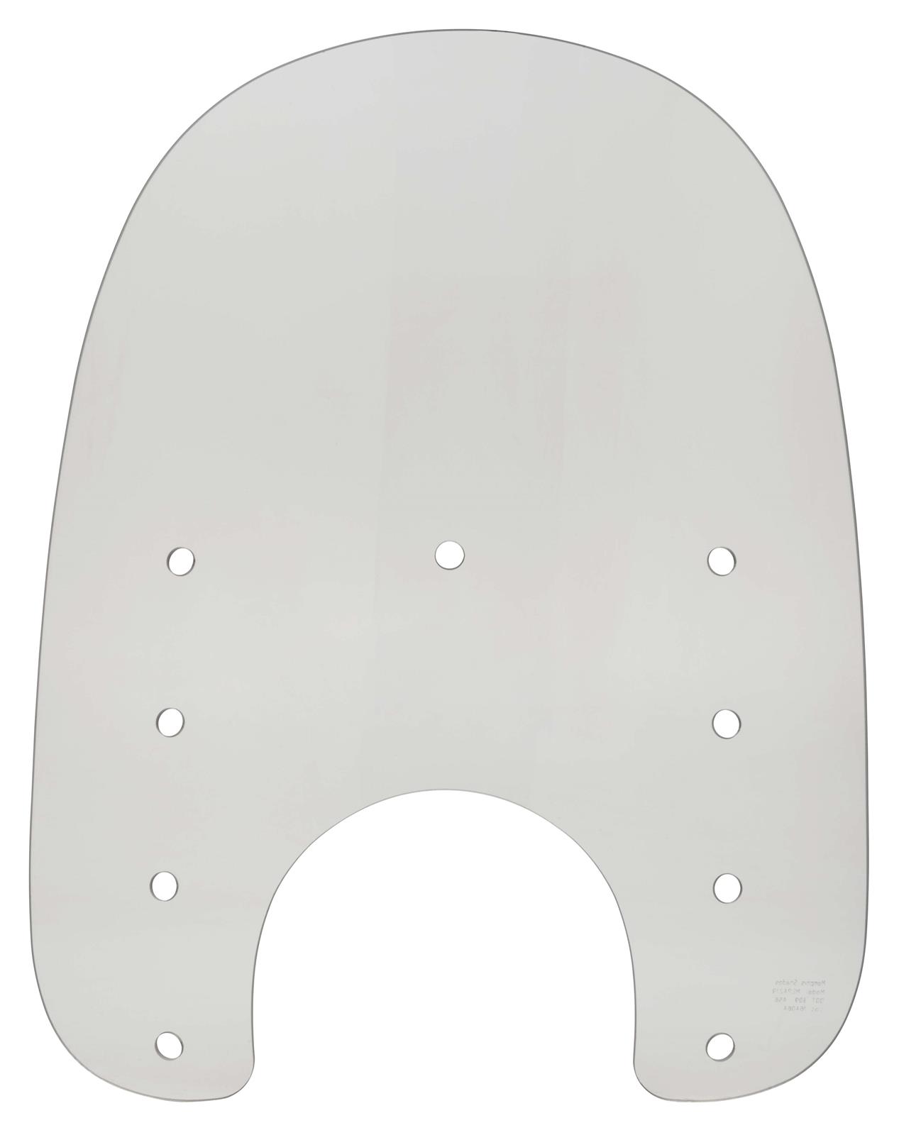 MEMPHIS SHADES Windshield - 9" - Clear - '96-'13 FLHT MEP8110