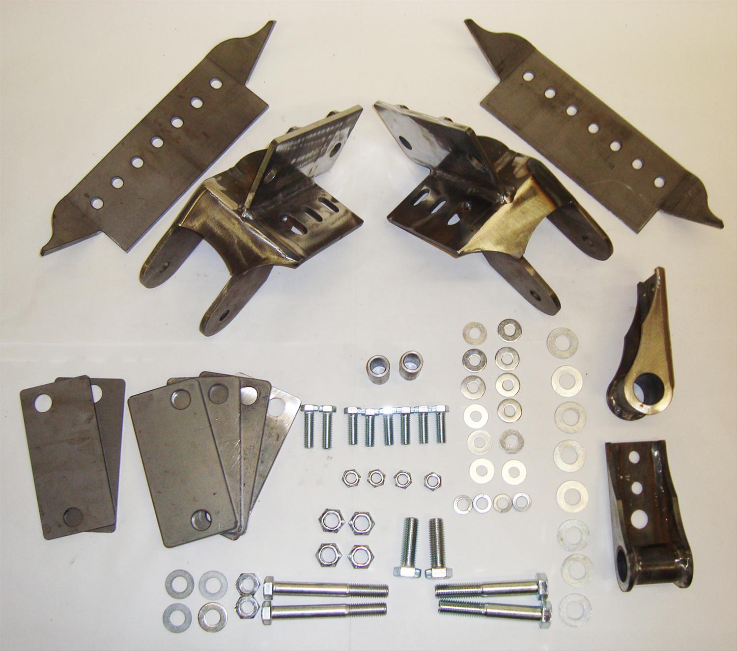 M.O.R.E. 7686FWK25NP M.O.R.E. Leaf Spring Relocation Kits Summit Racing