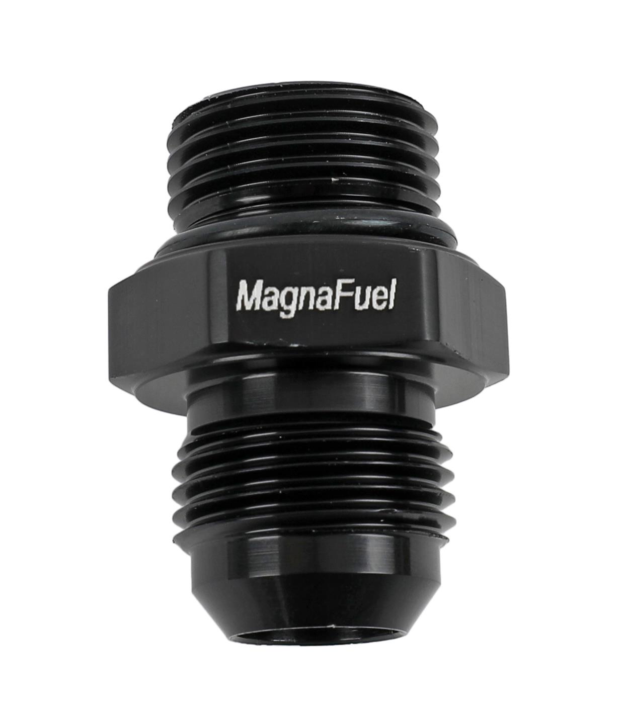 MagnaFuel AN Flare-to-Straight Adapters MP-3007-BLK Fitting, Adapter, to Straight Cut, Straight, Aluminum, Black Anodized, -10 AN, -10 AN, Each thumbnail 2