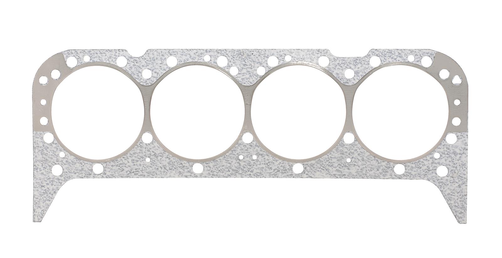Mr. Gasket Ultra-Seal Head Gaskets 1134G Gasket; Flexible Graphite Core; Elastomer Coated; 4.130 in. Bore, 0.028 in. Compressed Thickness, Each