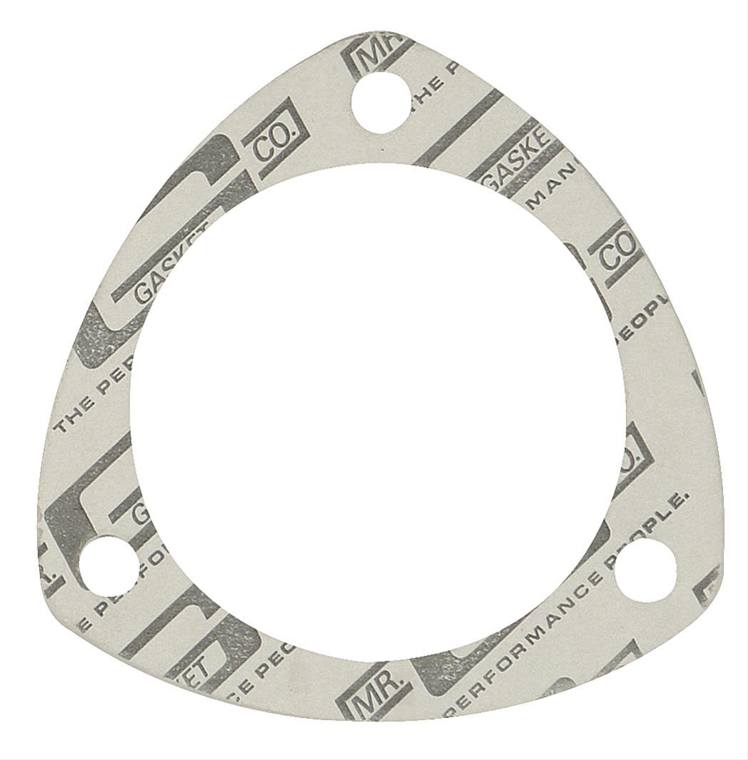 Mr. Gasket Standard Collector Gaskets 1203 Gasket, Compressed Fiber Laminate, 3-Hole, 3.5 in. Inside Diameter, Each