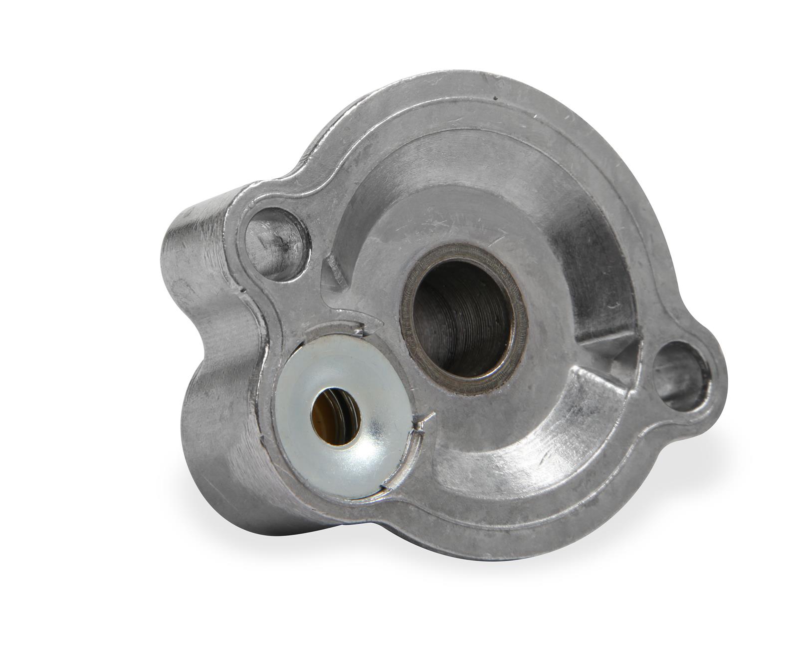 Mr. Gasket Oil Filter Adapter Kits 1272 Adapter, Bypass, Bolt-On, Aluminum, Natural, 13/16-16 in. Thread, Each