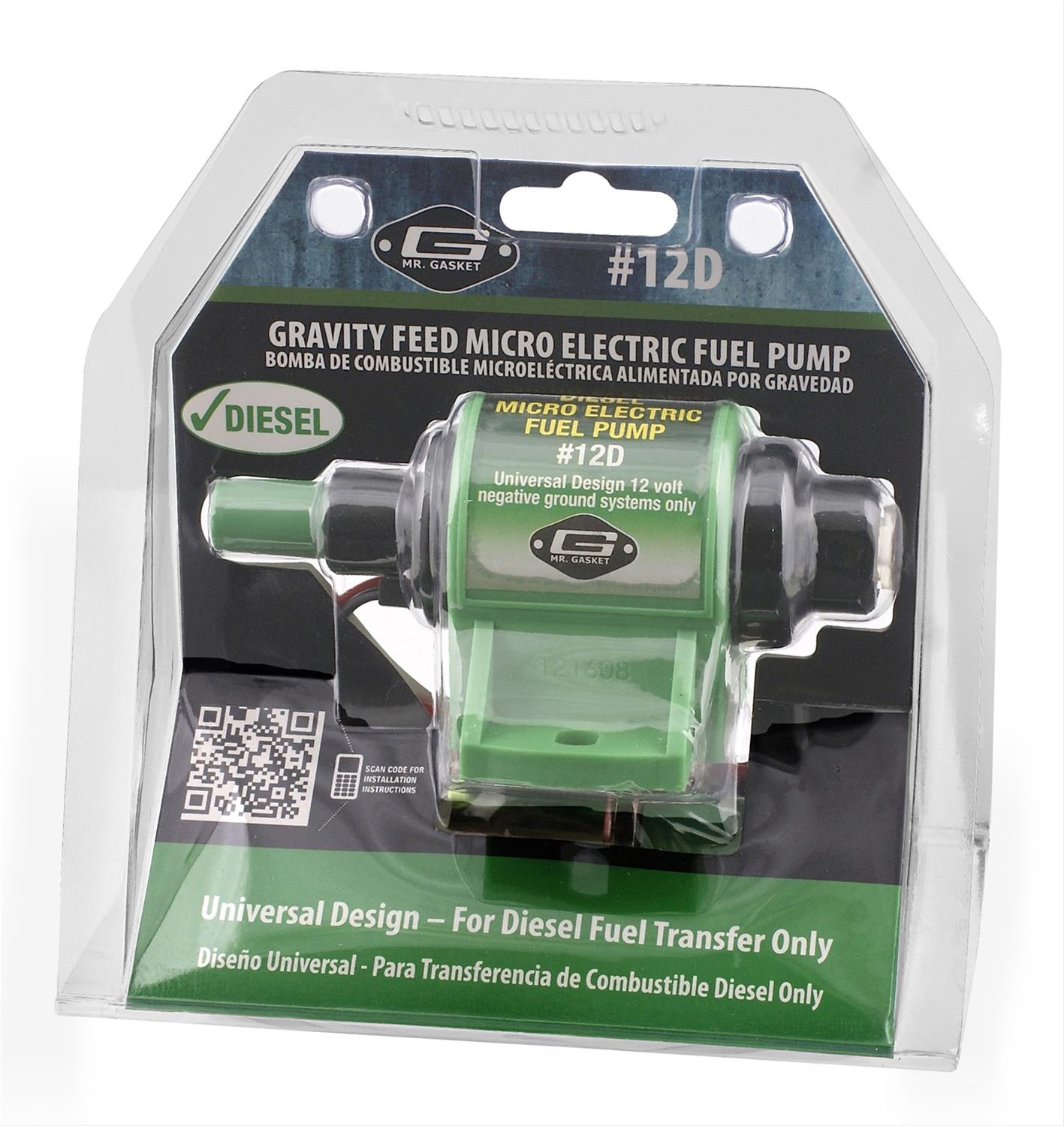 Mr. Gasket 12D Mr. Gasket Micro Electronic Fuel Pumps | Summit Racing