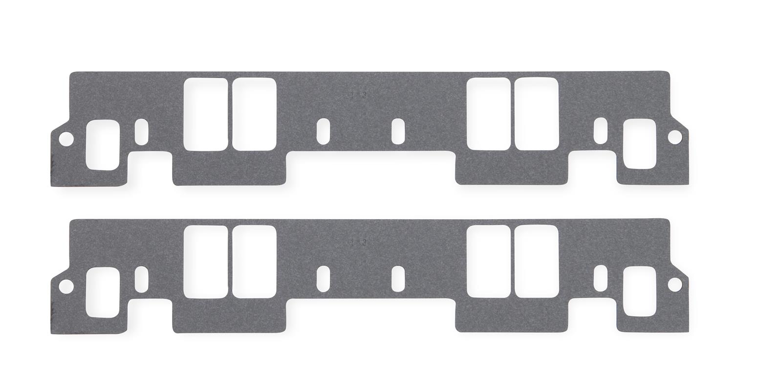 Mr. Gasket Standard Intake Sets 143 Gaskets, Manifold, Intake, 2.260 in. Height, 1.350 in. Width, .063 in. Thick, Chevy, Small Block, Set